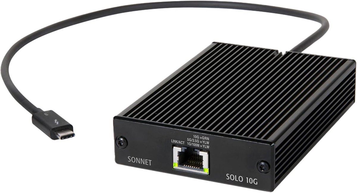 Thunderbolt 3 naar 10 Gigabit Ethernet Adapter