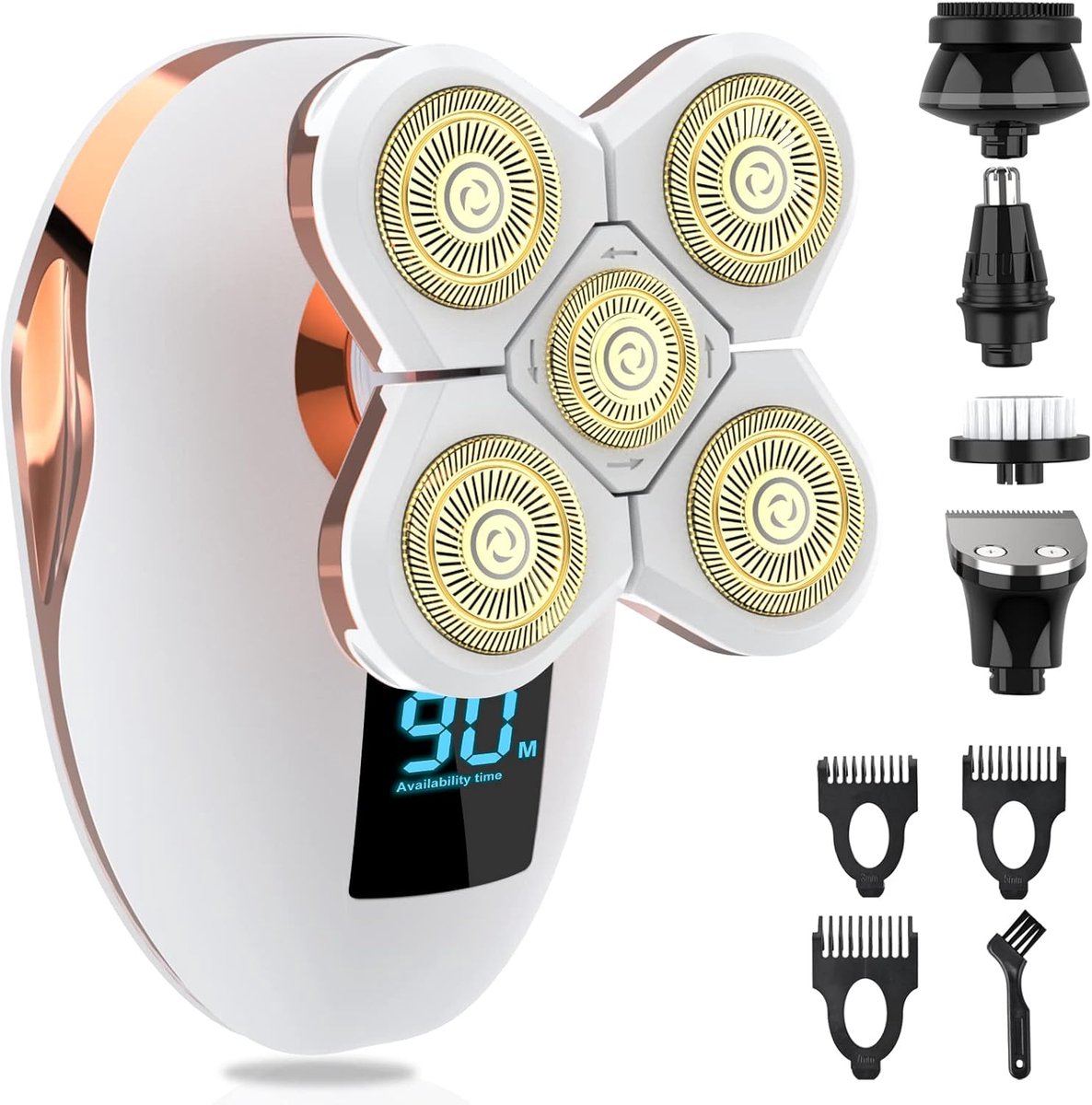 5-in-1 Elektrische Ontharing voor Dames: Voor Gezicht, Bikini en Lichaam