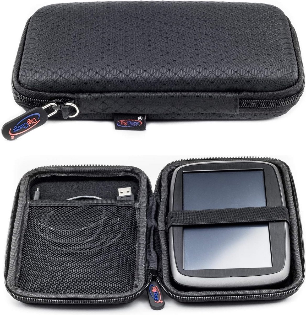 Harde Draagtas voor 6 Inch Navigatiesysteem met Accessoirevak