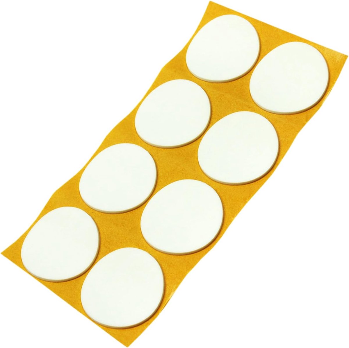8x Zelfklevende Antislip Pads Wit Rond Ø 50mm EPDM Rubber voor Meubels en Vloeren