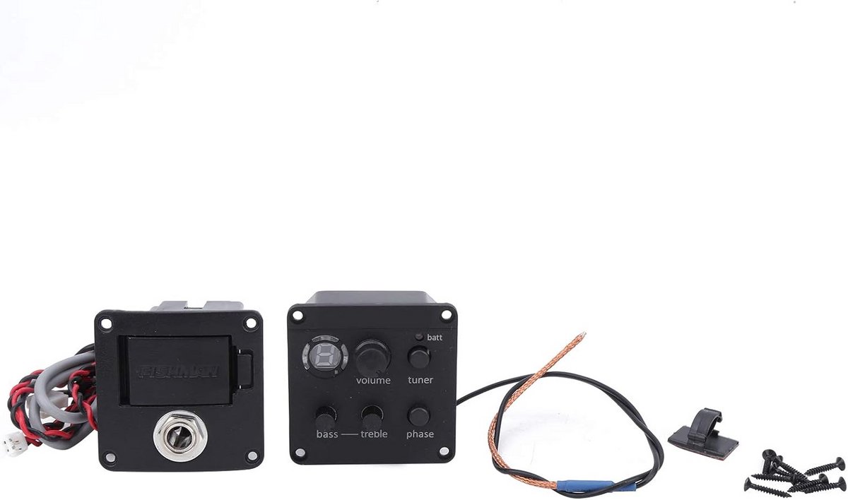 Akoestische Gitaar Pickup met Ingebouwde Equalizer en LED-Tuner