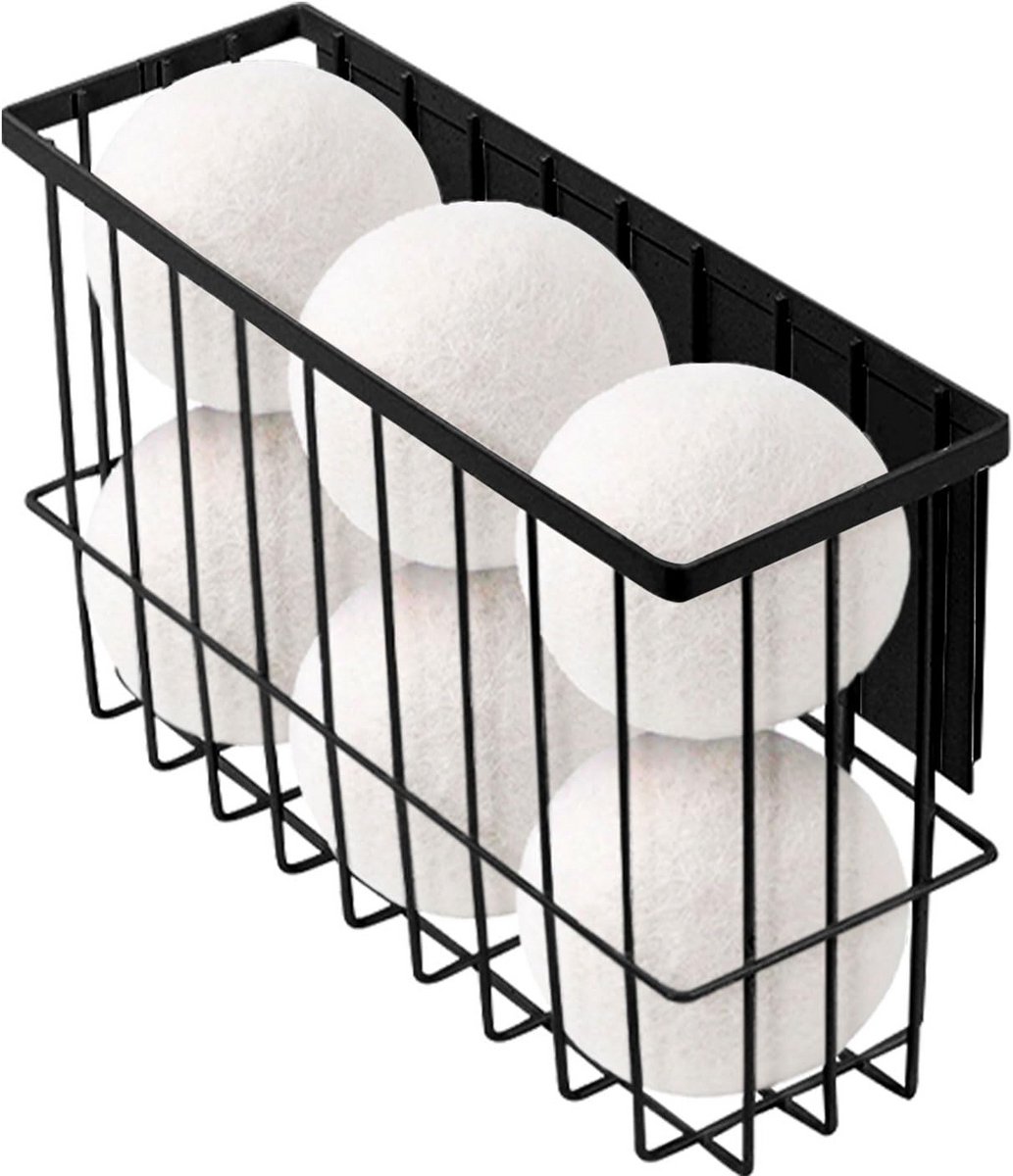 Magnetische Houder voor Drogerballen - Muurbevestiging Pluisbak voor Wasruimte