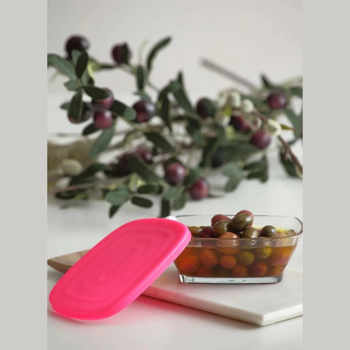 Lav Defne - Vershoudbak Met Deksel - Set van 2 - 375 ml