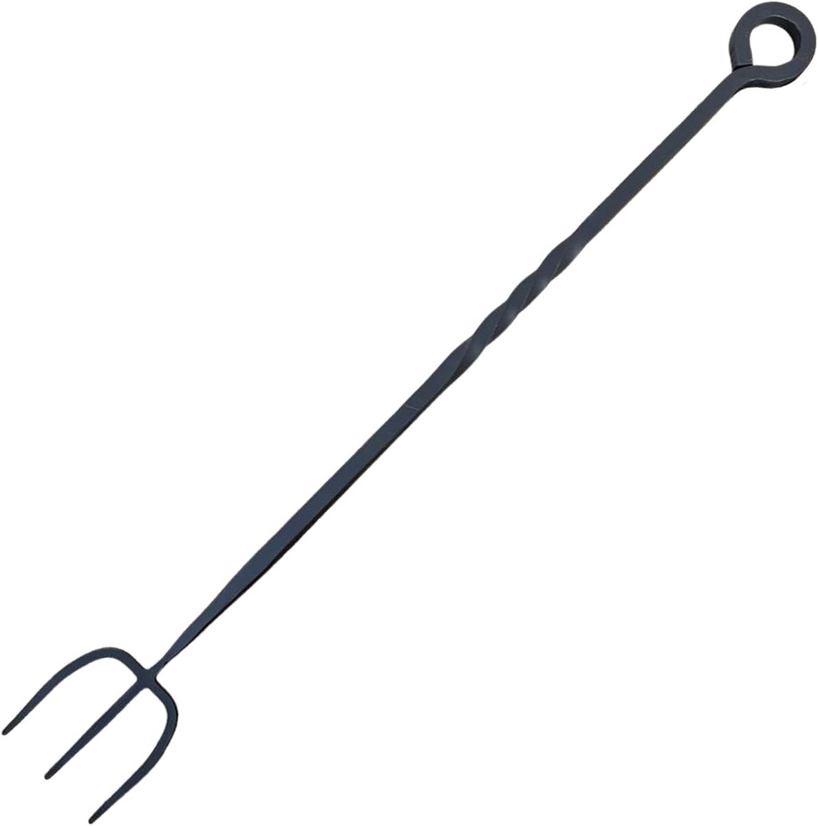 Lange Gietijzeren Roostvork 52cm voor Open Haard en Kampvuur