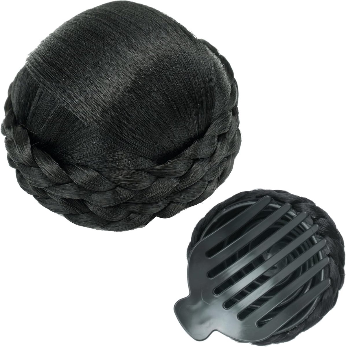Gevlochten Haar Updo Haarstuk voor Dans en Feest