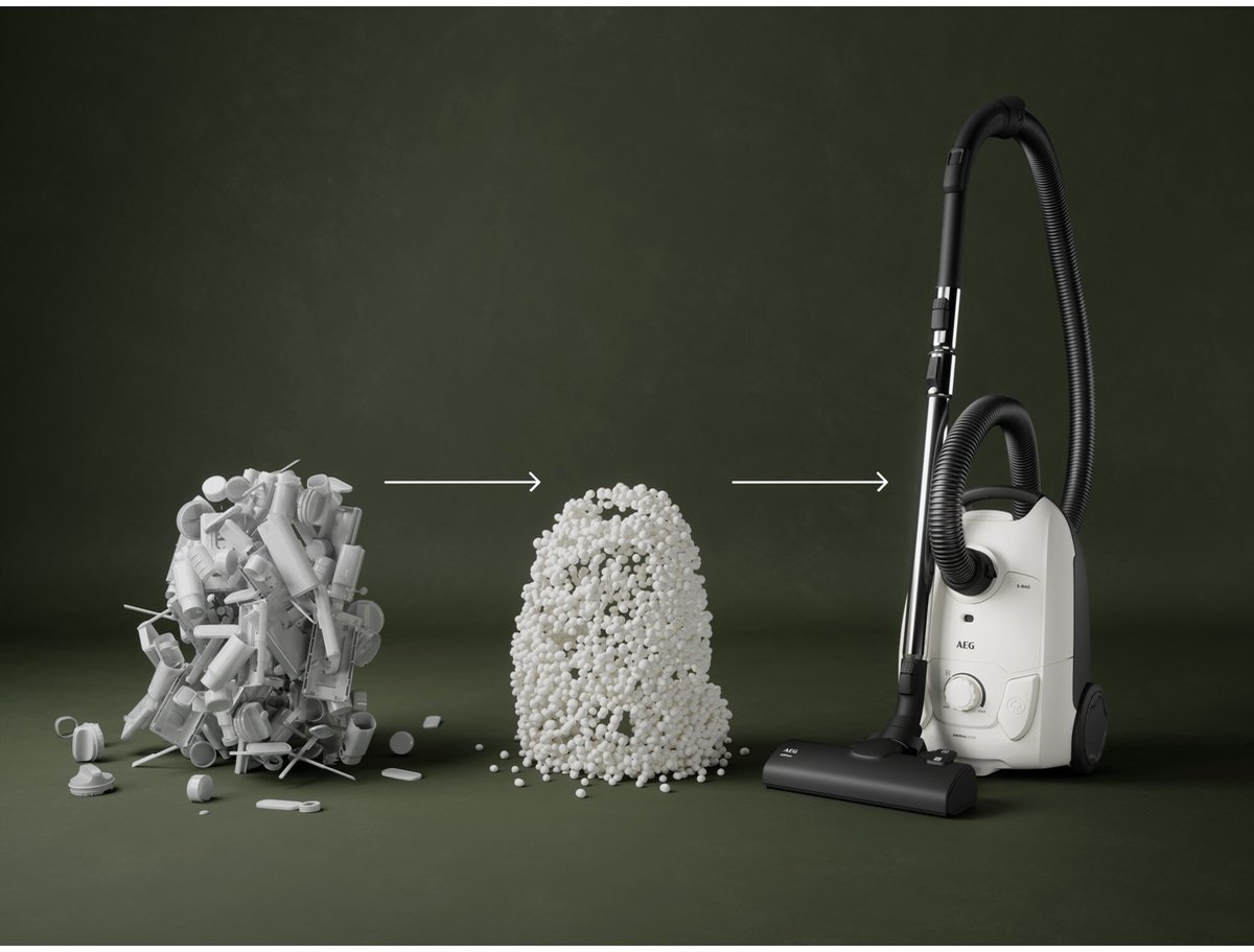 AEG LX7-2-ÖKOX zakloze stofzuiger / 55% gerecyclede materialen / extra sproeiers / 750 W / actieradius 9 m / 1,4 l stofreservoir / ergonomische handgreep / wasbaar hygiënefilter