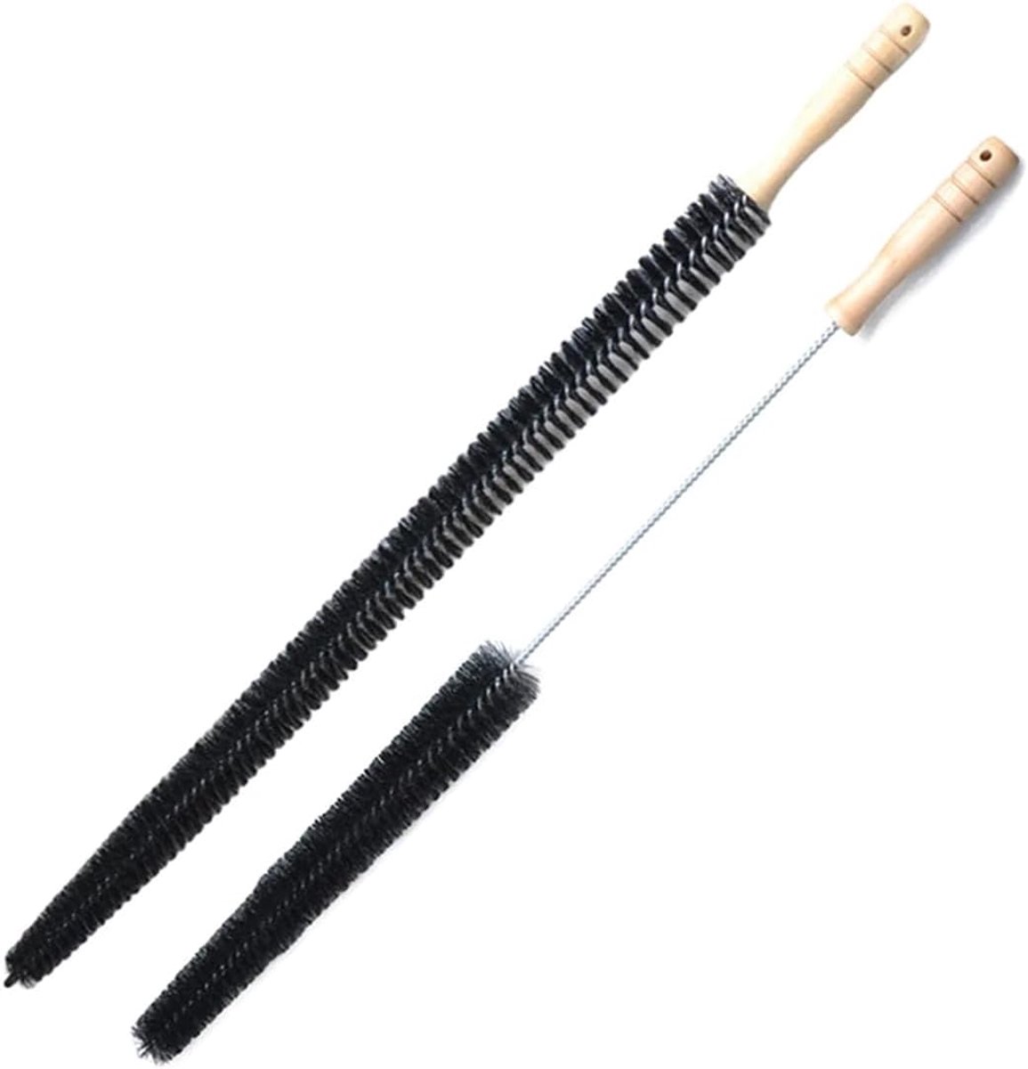 2 Stuks Lange Radiatorborstel 70/75cm - Flexibele Reinigingsborstel voor Radiatoren, Droger, Wasmachine