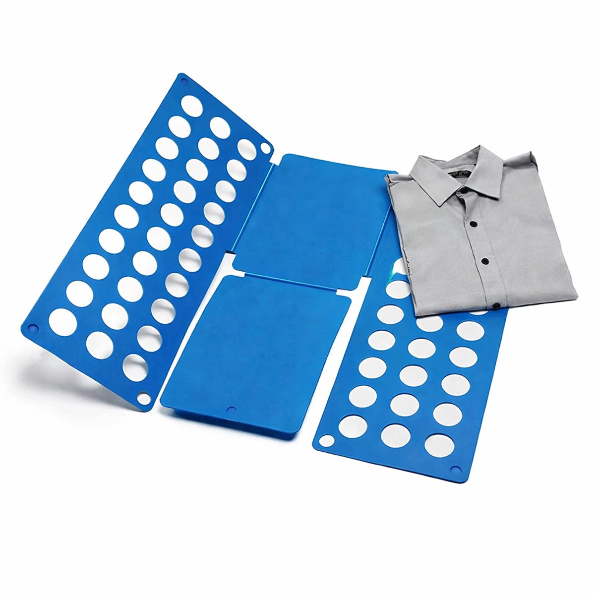 XEMM Kleding vouwplank - Kleding Organizer - Vouwplank voor Shirts - Vouwplank voor kleding - 70 x 50 cm - Blauw