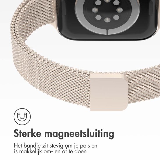 Sterke magneetsluiting, makkelijk om en af te doen.