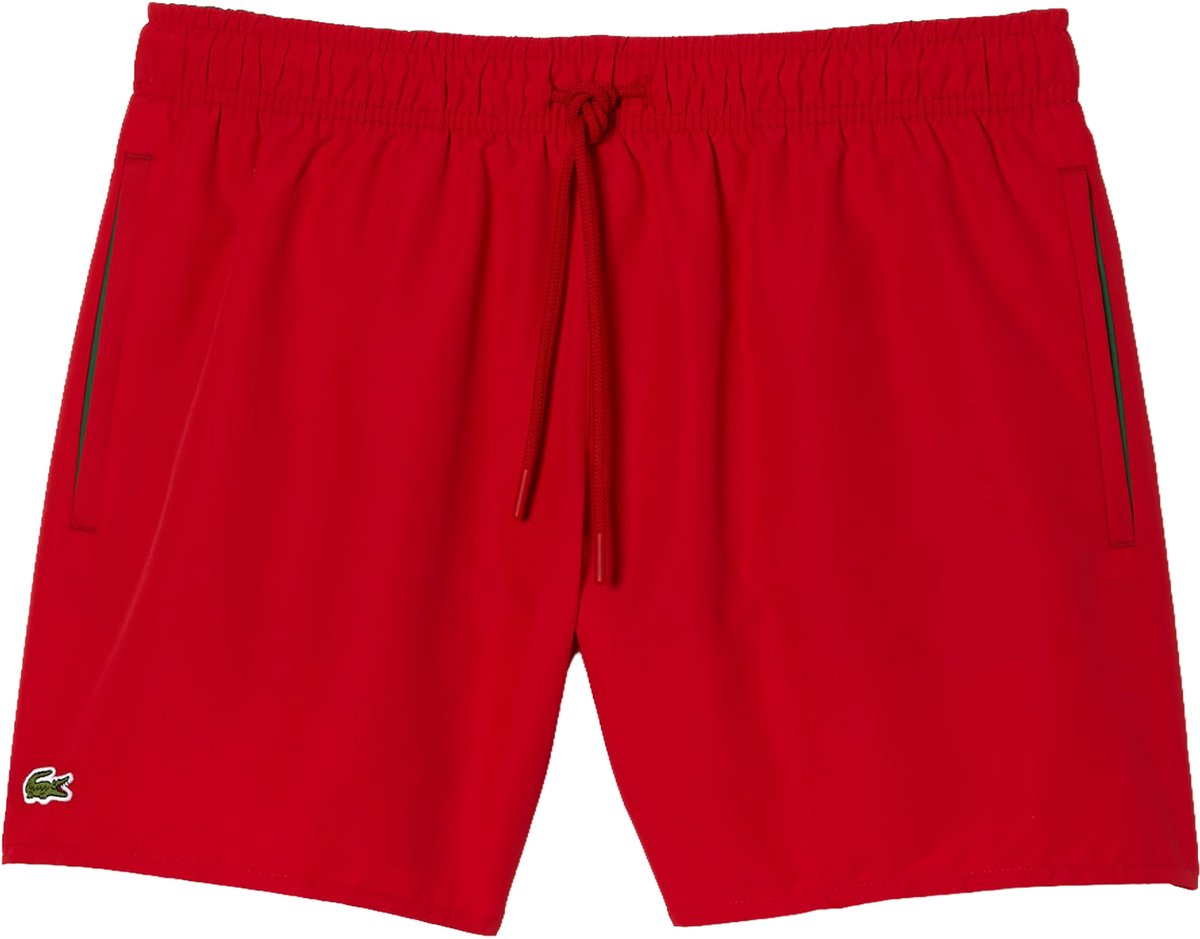 Lacoste zwemshort men’s swimming trunks Rood