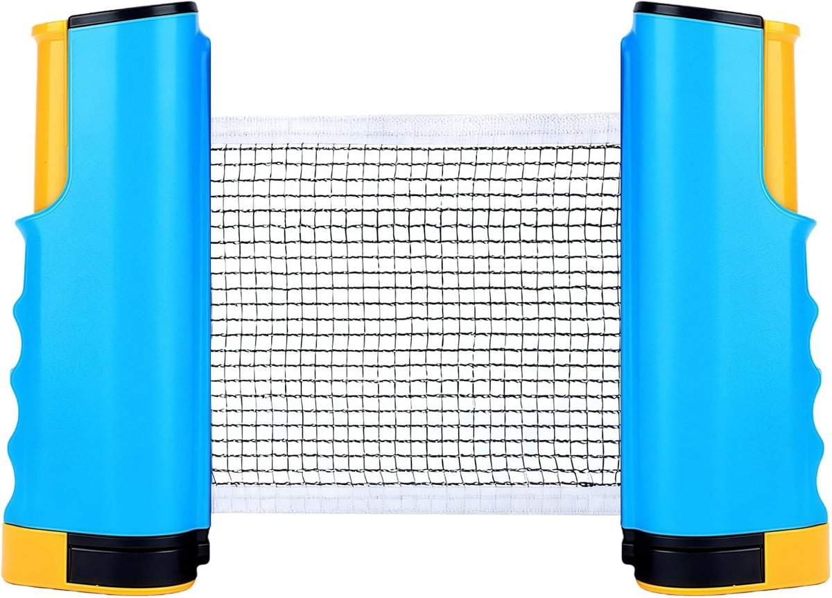 Intrekbaar Tafeltennisnet - Draagbaar Vervangingsnet voor Tafel, Bureau of Eettafel (Verlengbaar tot 170 cm)