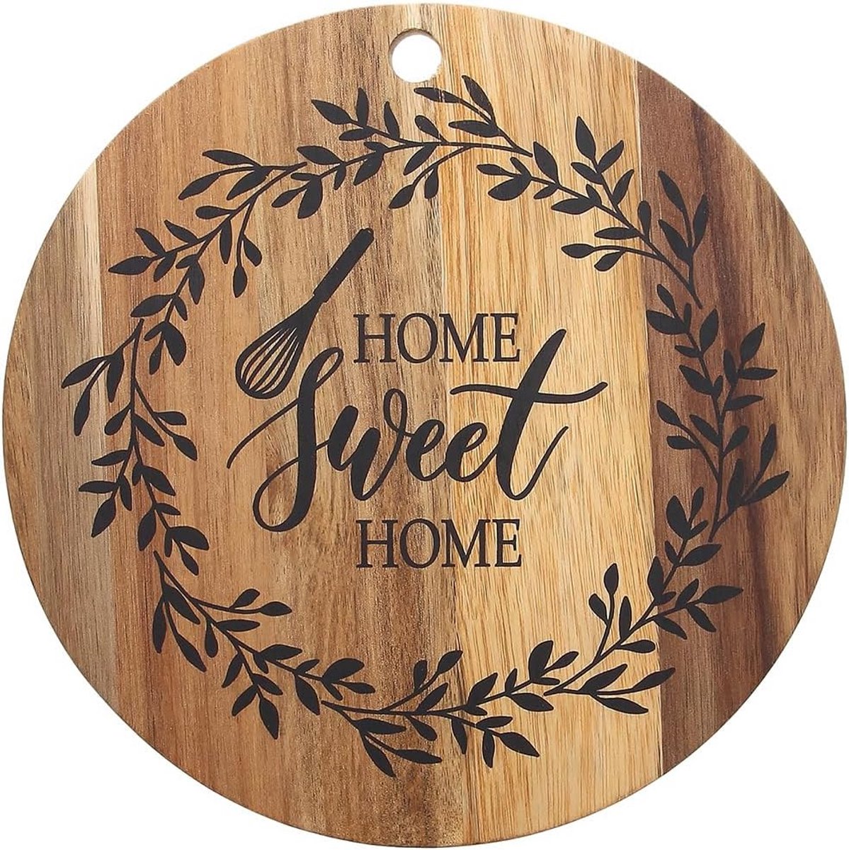 Ronde Houten Snijplank Acacia Hout 25 cm - Serveerplank