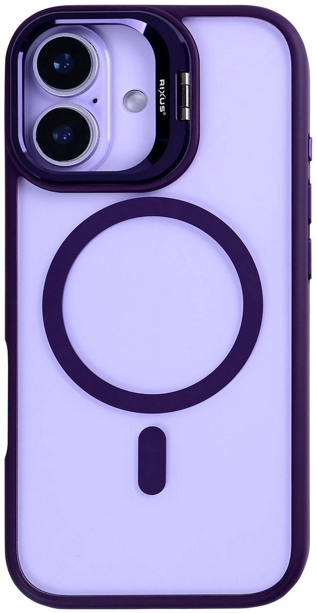 Rixus Classic 03 Case With MagSafe For Apple iPhone 17 Deep Purple