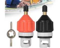 SUP Ventiel Adapter Set - Opblaasboot Compressor Accessoires - Pompadapters voor Kajak en Luchtmatras