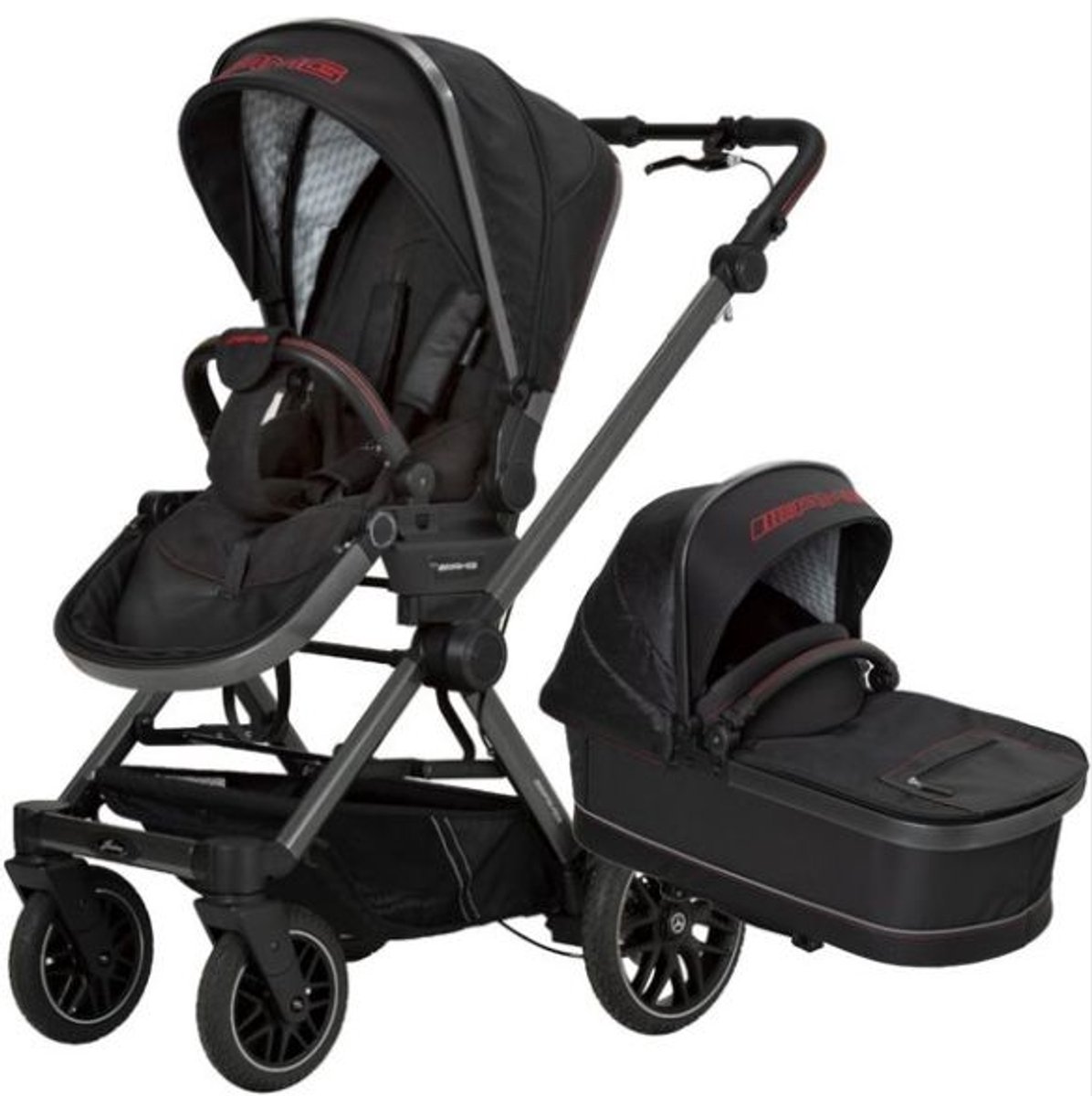 Mercedes Kinderwagen AMG Zwart