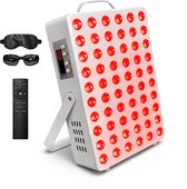 Vulpes Goods® BodyCare - Infraroodlamp Elite - Red Light Therapy - Professioneel Infrarood Paneel - Roodlicht therapie - 2 Golflengten & 3 Modi - Lichttherapie - 60 LEDS - Dual Chip - Gezicht, Lichaam, Spieren, Gewrichten, Huid - Elite