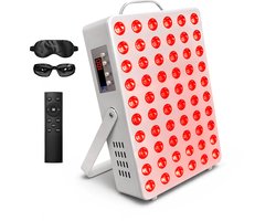 Vulpes Goods® BodyCare - Infraroodlamp Elite - Red Light Therapy - Professioneel Infrarood Paneel - Roodlicht therapie - 2 Golflengten & 3 Modi - Lichttherapie - 60 LEDS - Dual Chip - Gezicht, Lichaam, Spieren, Gewrichten, Huid - Elite