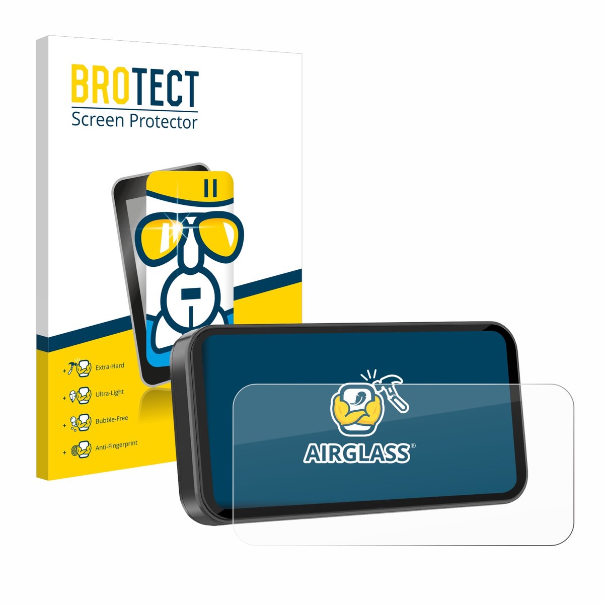 Screenprotector voor Carpuride W603D 6.3" Beschermglas transparant