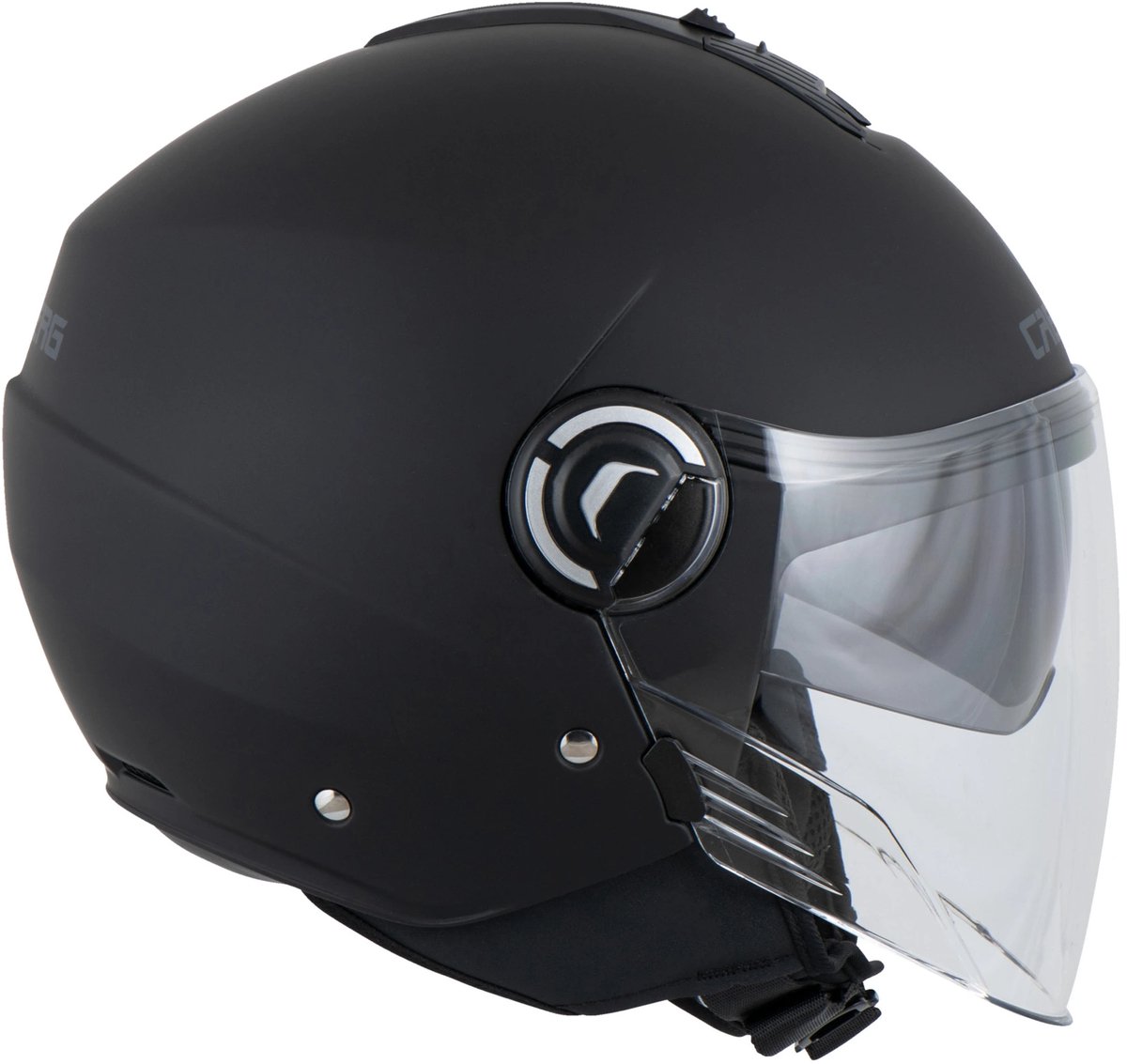 Caberg Riviera-X - Mat Zwarte Motor en Scooter Jethelm met ingebouwd zonnevizier - Maat XL (60 t/m 61 cm hoofdomtrek) - ECE 22.06 Gekeurd – foto 3
