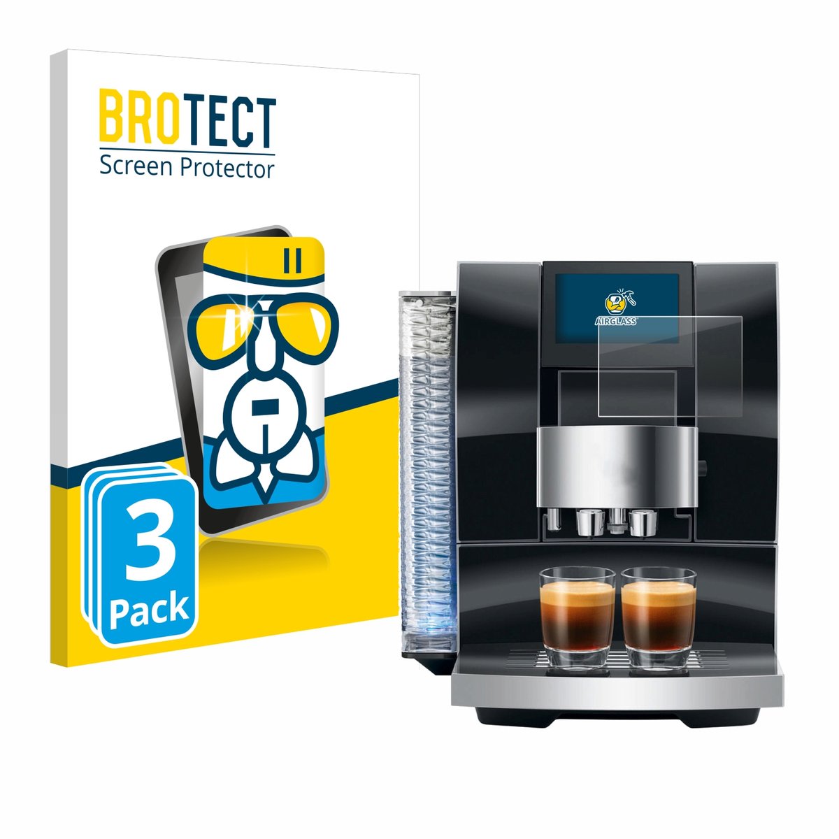 Screenprotector 3 Stuks voor Jura Z10 Beschermglas transparant