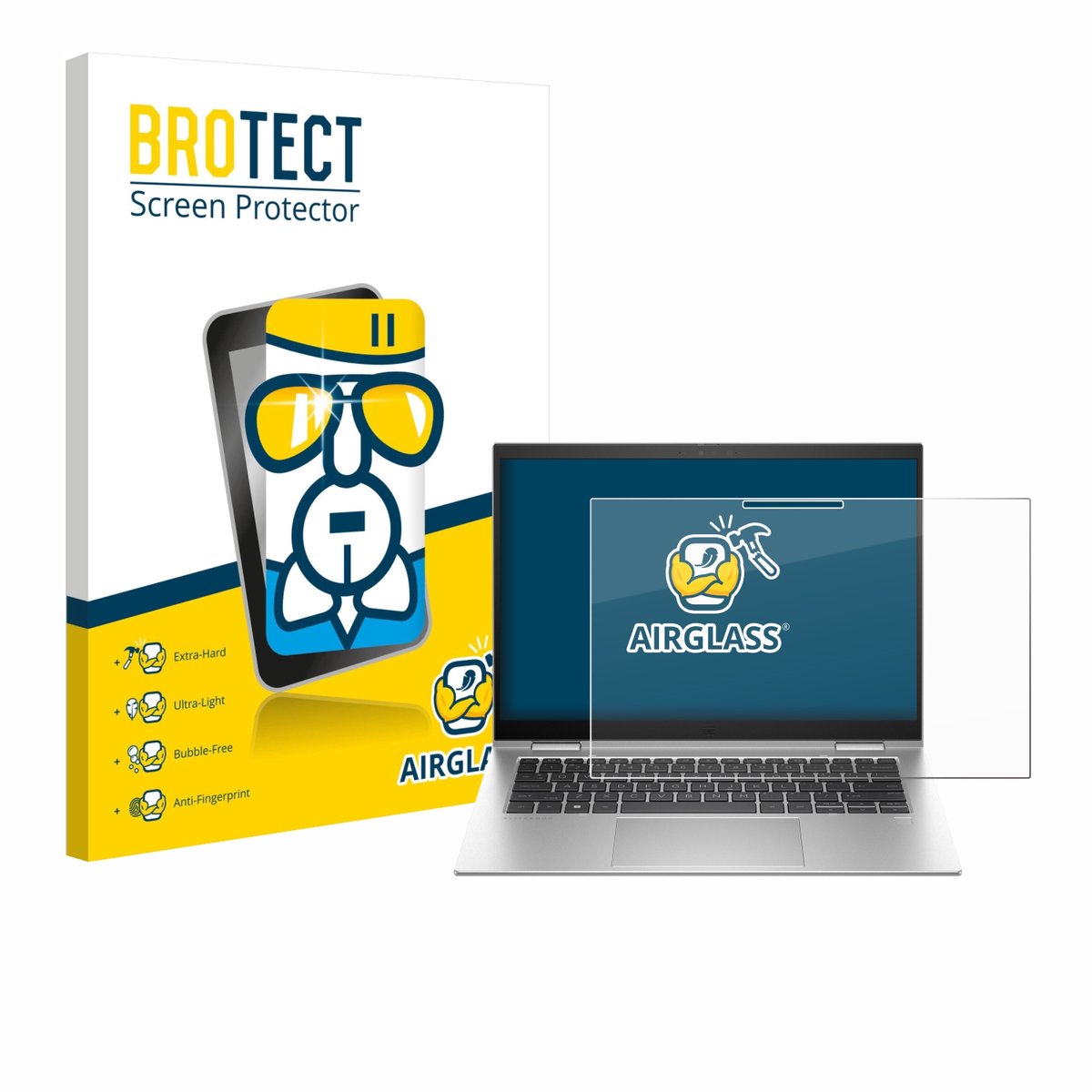 Screenprotector voor HP EliteBook x360 1040 G10 Beschermglas transparant