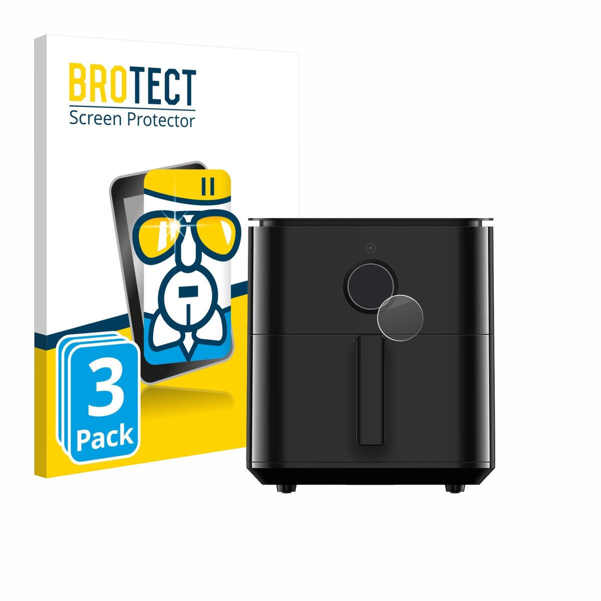 Screenprotector 3 Stuks voor Xiaomi Air Fryer 6.5 L Beschermglas transparant