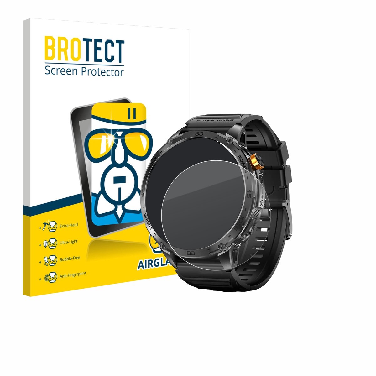 Screenprotector voor Stahlgear Zeus 2.0 1.75" Beschermglas transparant