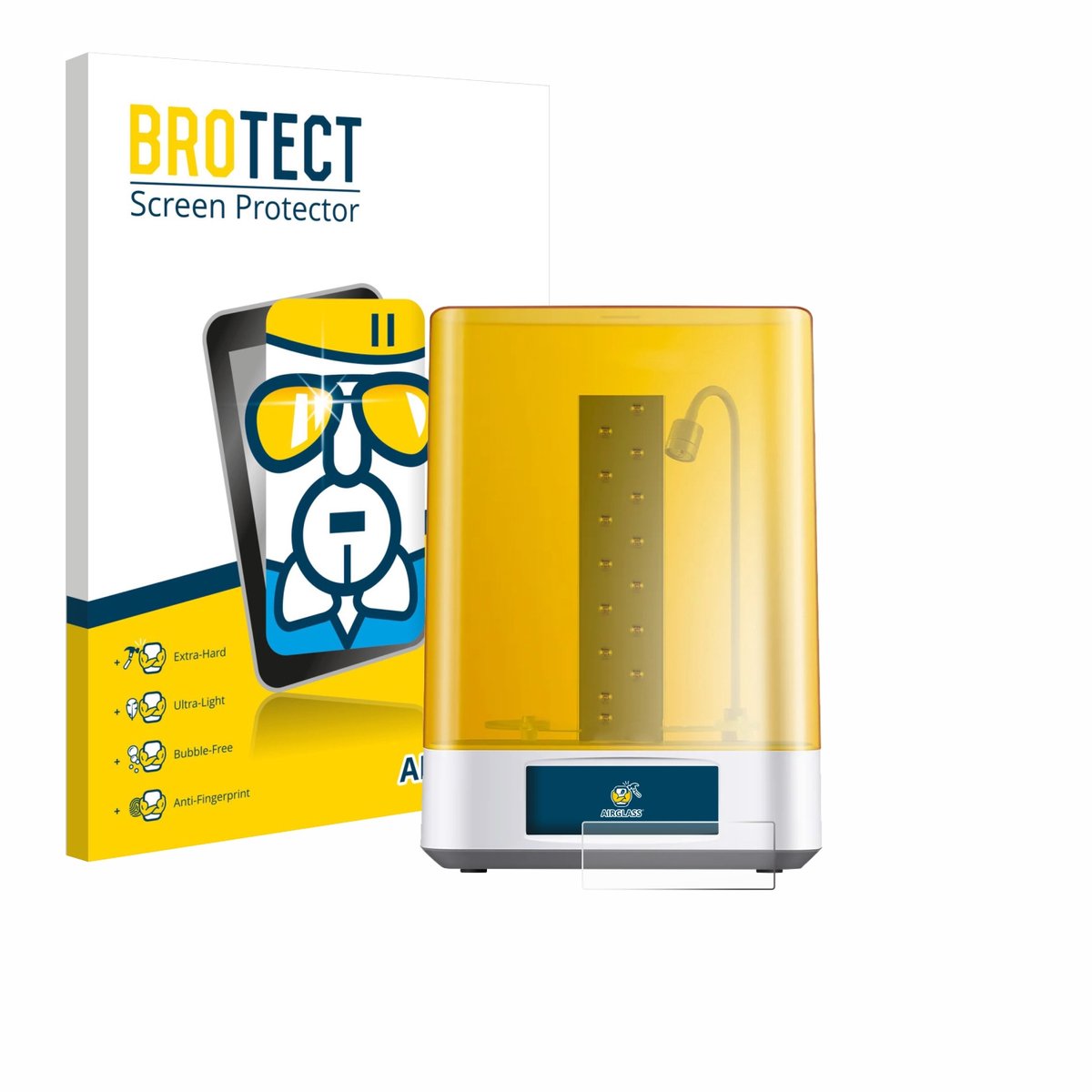 Screenprotector voor Anycubic Wash & Cure 3 Plus Beschermglas transparant