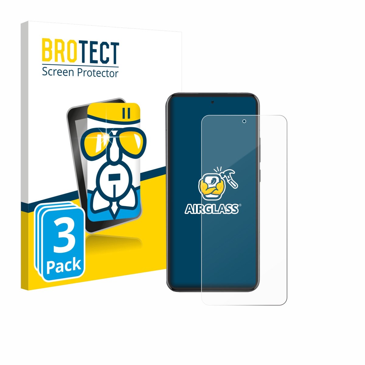 Screenprotector 3 Stuks voor Oppo Reno 13 Pro Beschermglas transparant
