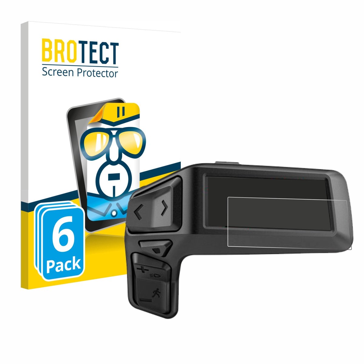 BROTECT - Screenprotector voor Bosch Purion 200 - Folie Beschermfolie transparant 6 Stuks