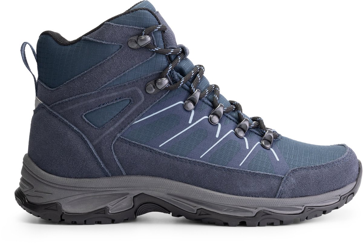 Travelin’ Grenaa Dames Halfhoge wandelschoenen Waterdicht Blauw