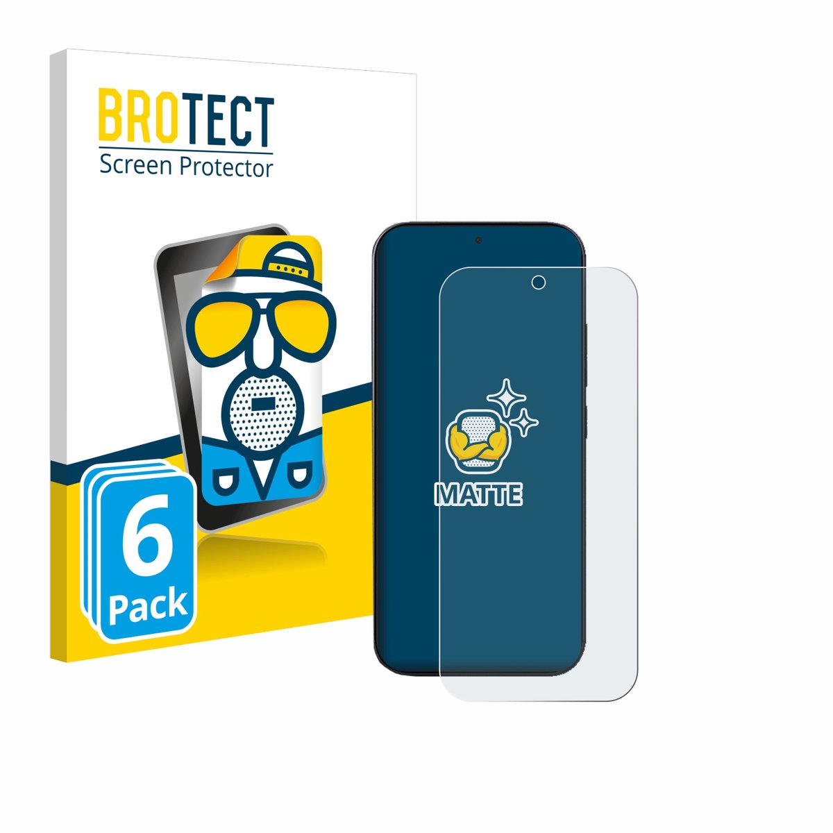 BROTECT - Screenprotector voor Xiaomi 17 Pro - Folie Beschermfolie matte 6 Stuks
