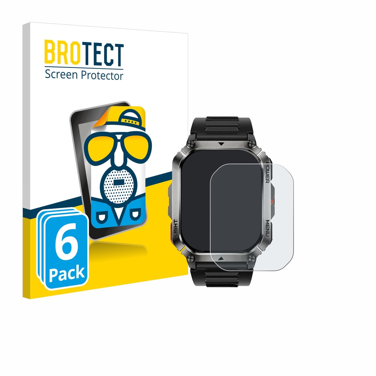 BROTECT - Screenprotector voor Iowodo W70pro 2.01" - Folie Beschermfolie matte 6 Stuks