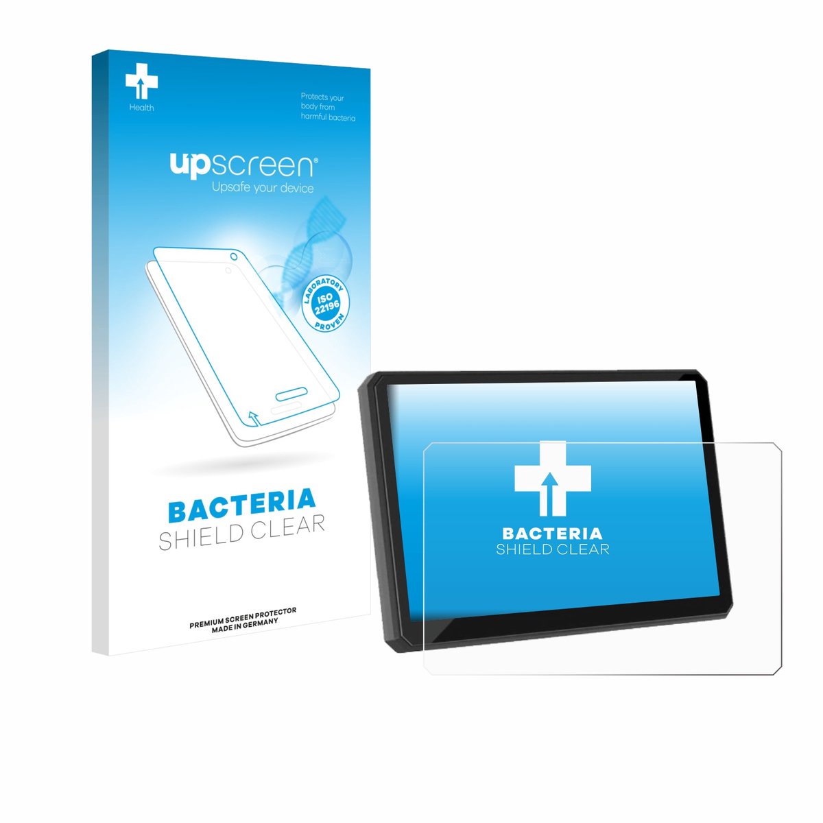 upscreen - Screenprotector voor Carpuride W502BS Pro 5" - Folie Beschermfolie transparant antibacterieel
