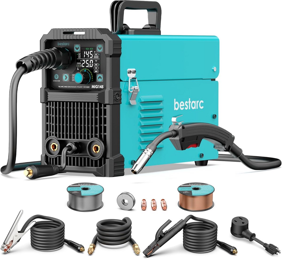Multifunctionele 3-in-1 Lasapparaat: MIG, TIG en MMA (Stick) - 145A, 110V/220V