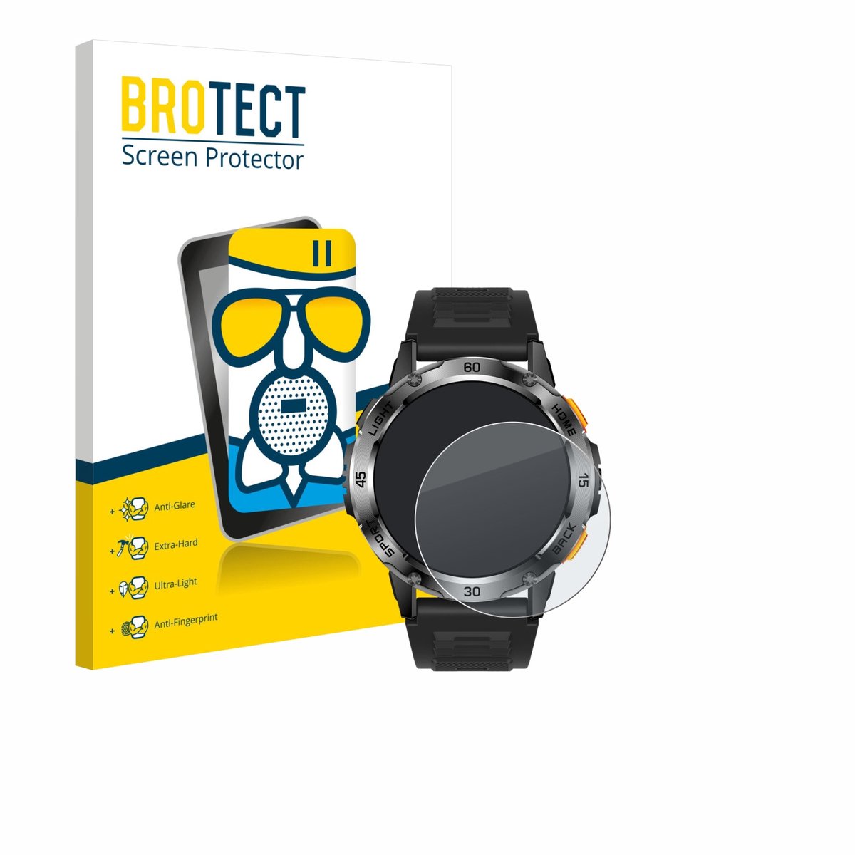 BROTECT - Screenprotector voor BlitzWolf BW-AT7 - Folie Beschermfolie Beschermglas matte