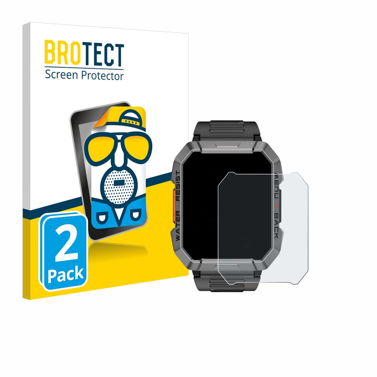 BROTECT - Screenprotector voor Blackview W60 2.01" - Folie Beschermfolie matte 2 Stuks