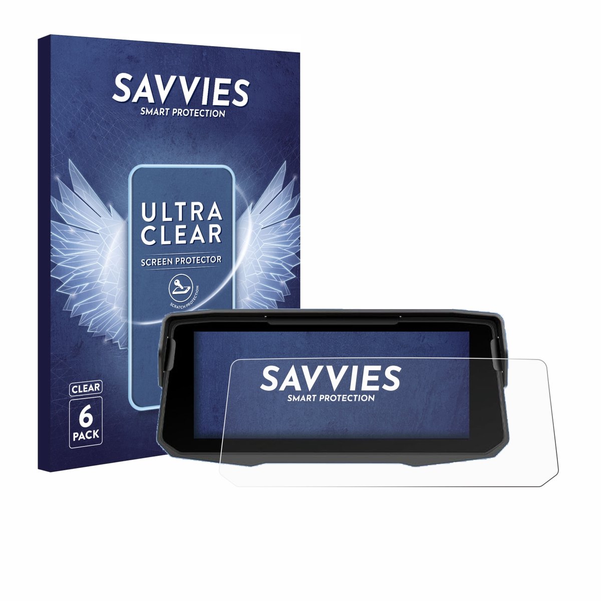 Savvies - Screenprotector voor Sixwin P4 6.86" - Folie Beschermfolie transparant 6 Stuks