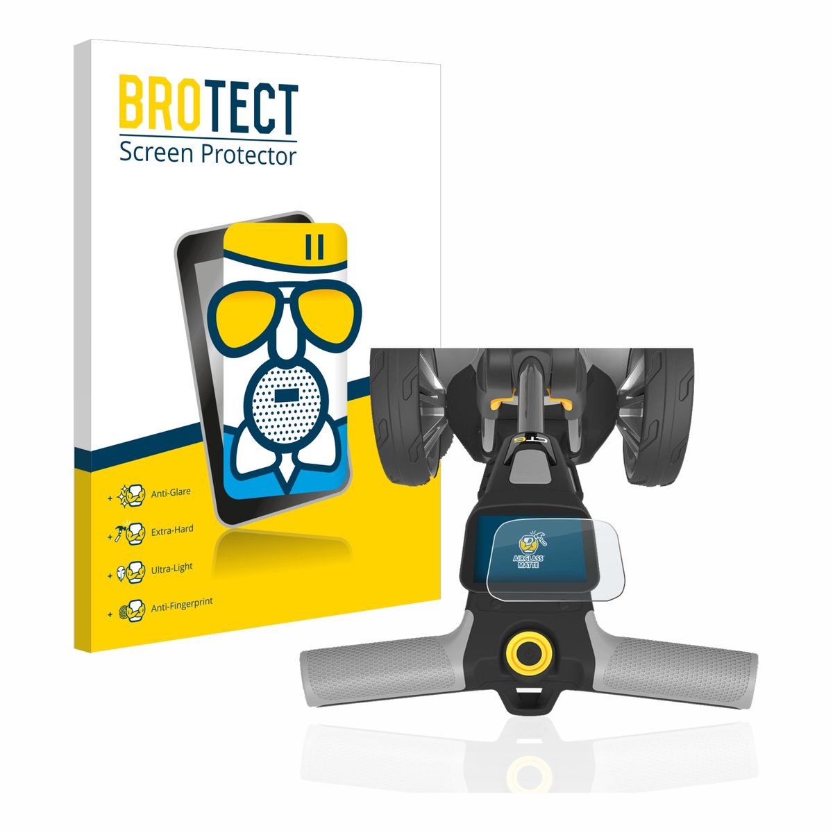 BROTECT - Screenprotector voor PowaKaddy CT6 - Folie Beschermfolie Beschermglas matte