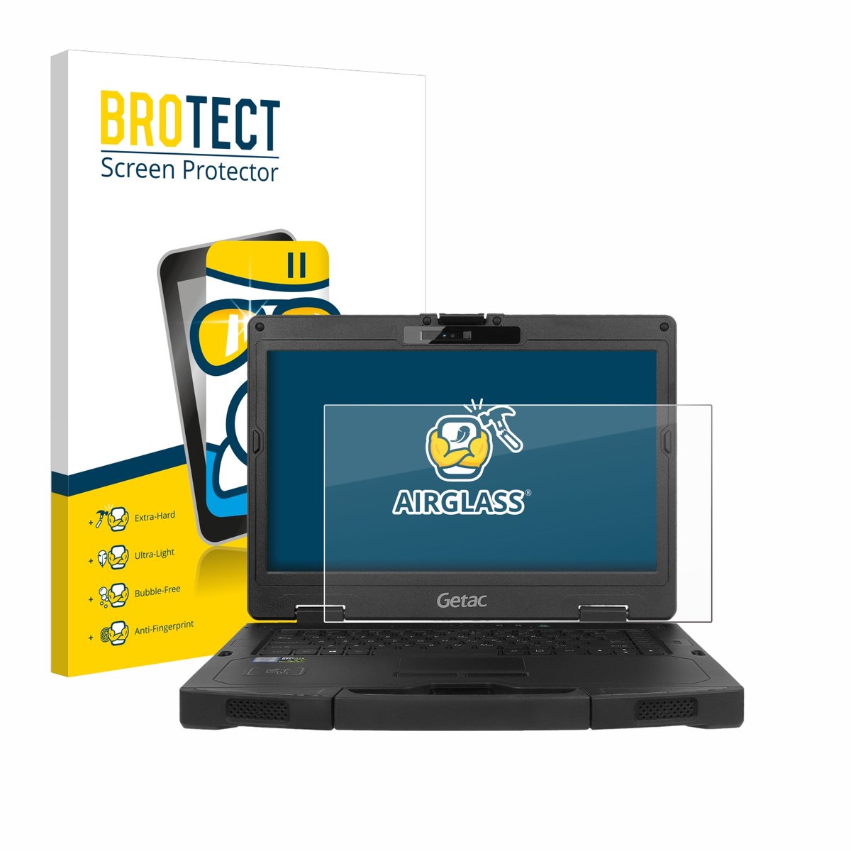 Screenprotector voor Getac S410 Beschermglas transparant