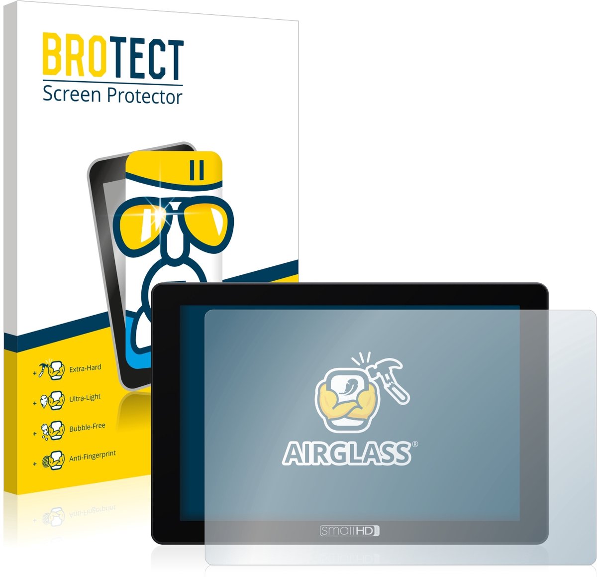 Screenprotector voor SmallHD 702 Touch Beschermglas transparant