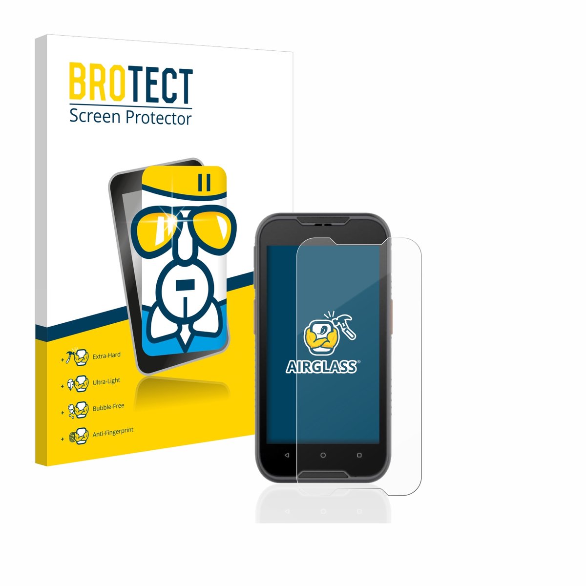 Screenprotector voor Datalogic Memor 10 Beschermglas transparant
