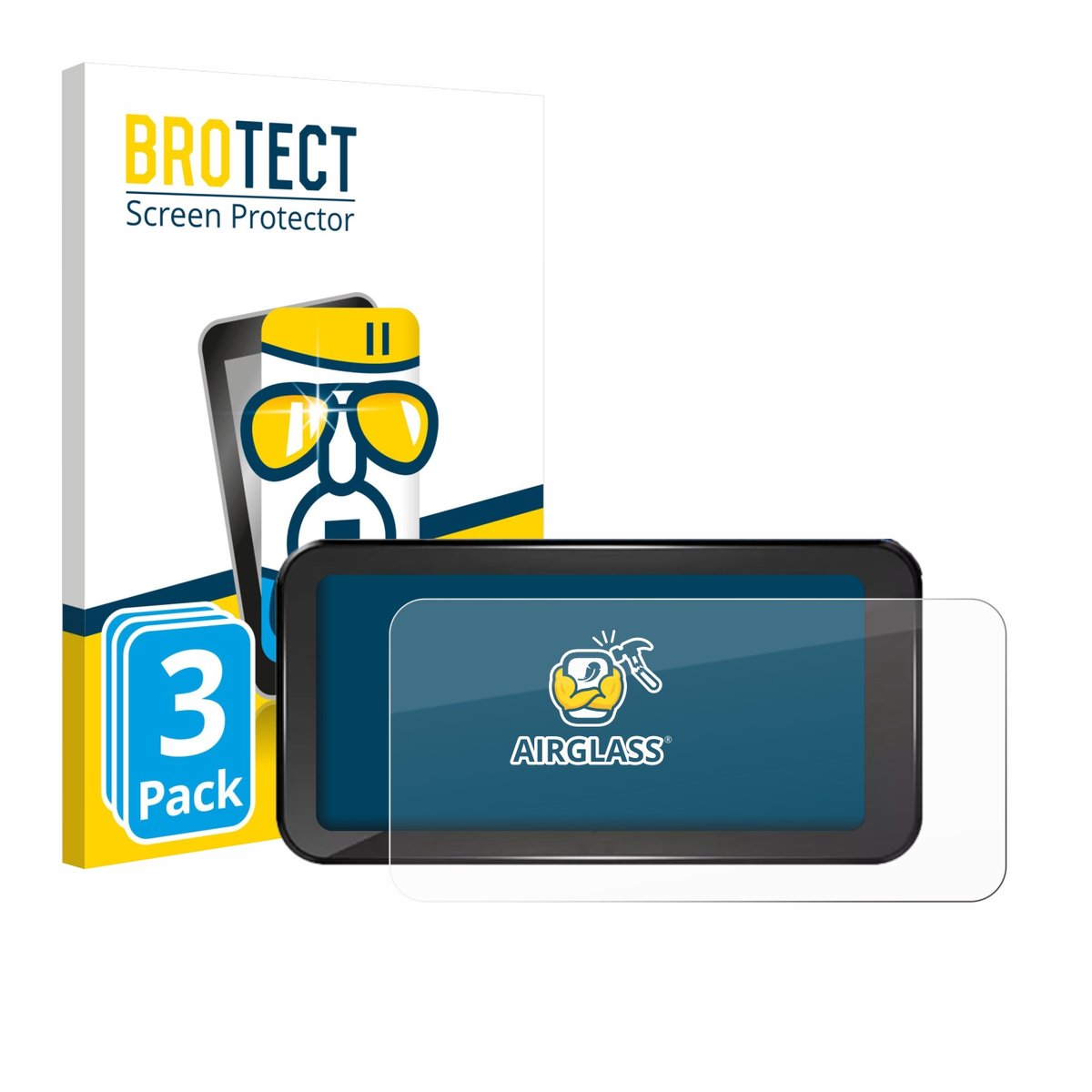 Screenprotector 3 Stuks voor Aoocci C6 Pro 6.25" Beschermglas transparant