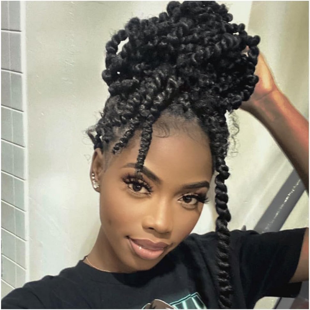 Voorgedraaid Passion Twist Vlechthaar 10 Inch - 8 Pakken Synthetisch Haar