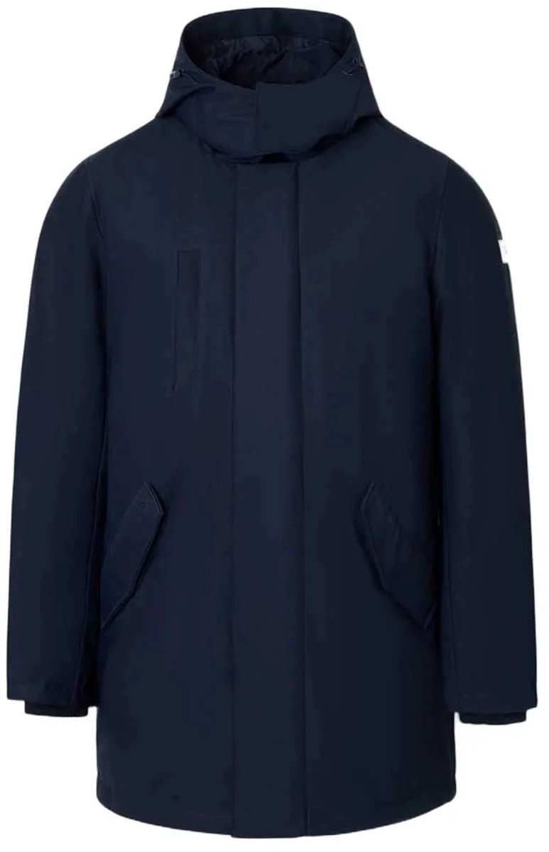 Silbon Tailoring Parka Man Marineblauw