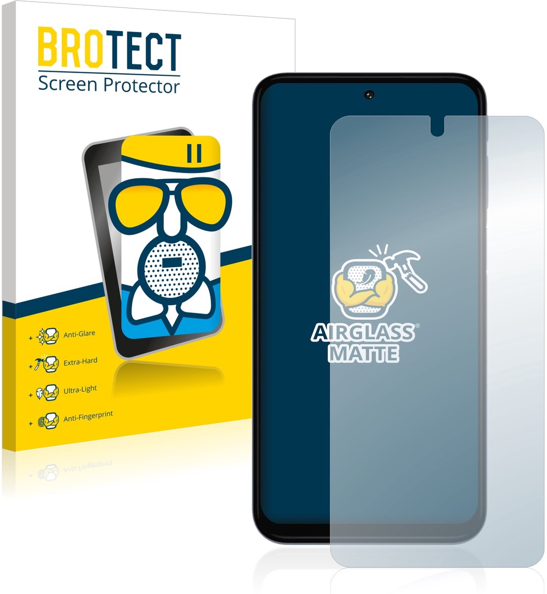 BROTECT - Screenprotector voor Motorola Moto G31 - Folie Beschermfolie Beschermglas matte