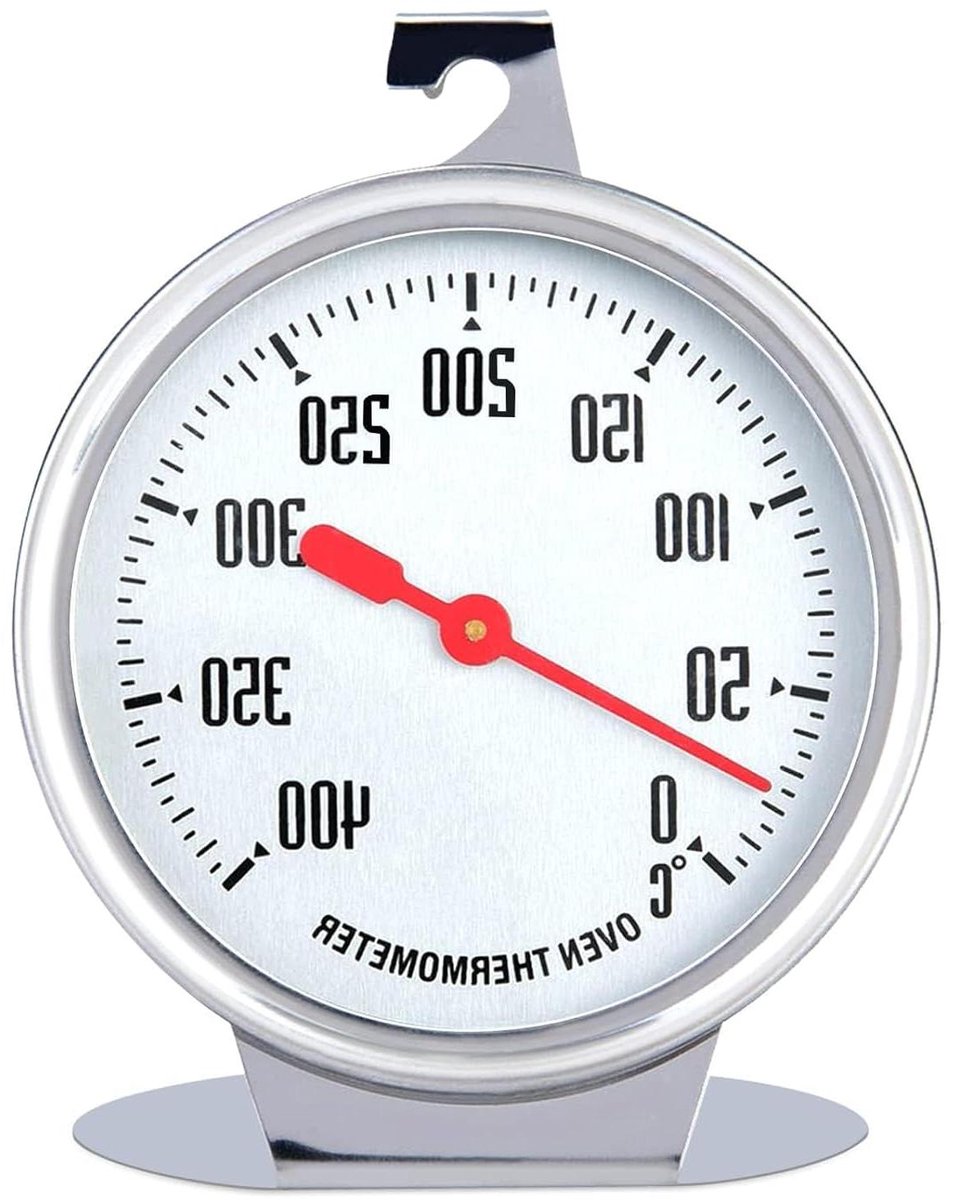 Allecto - Keukenthermometer - Koken - Roestvrij staal - Grill - Temperatuurmeting - Oven - Geschikt voor Keukengebruik - Zilveren uitvoering met haak