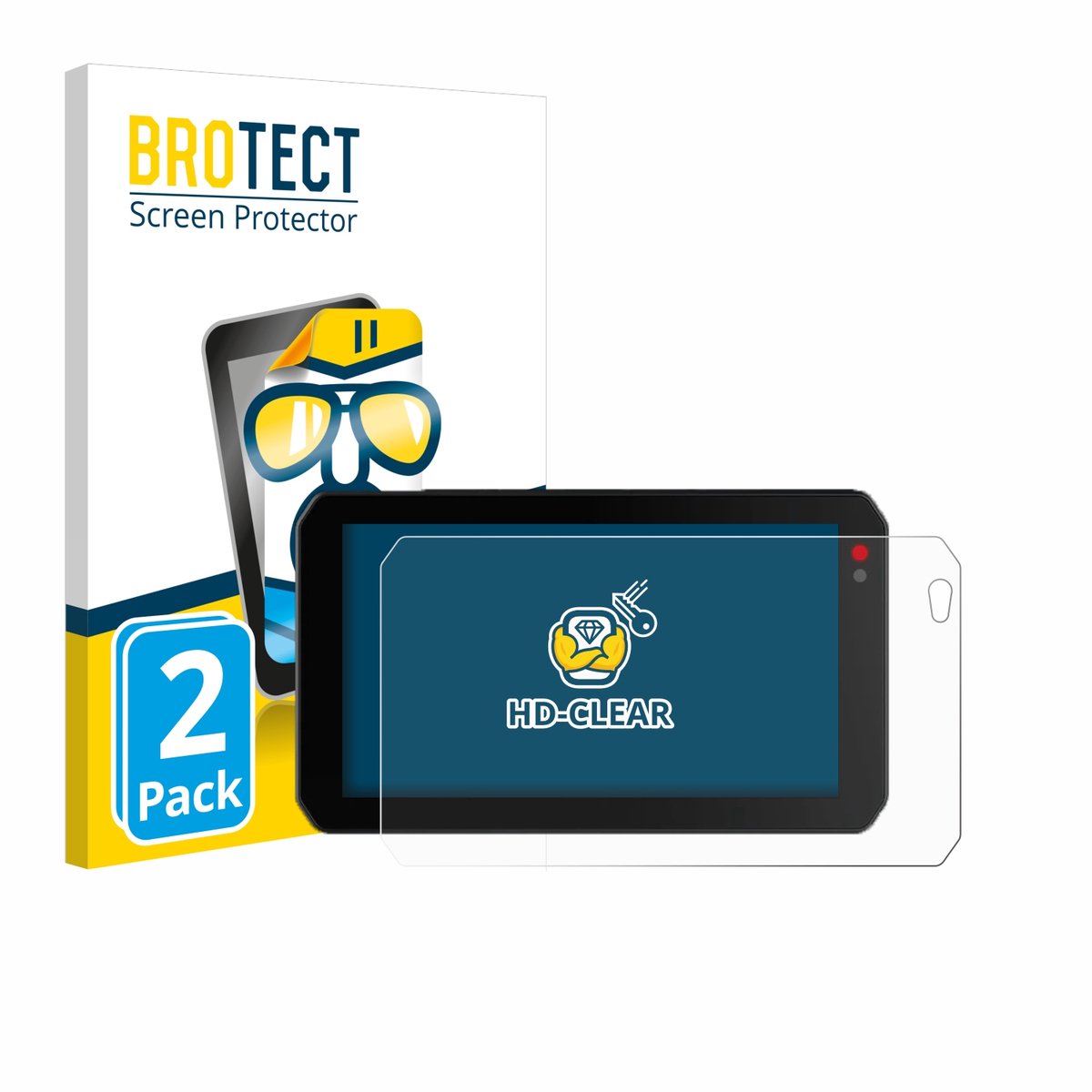 BROTECT - Screenprotector voor Chigee AIO-5 Lite - Folie Beschermfolie transparant 2 Stuks