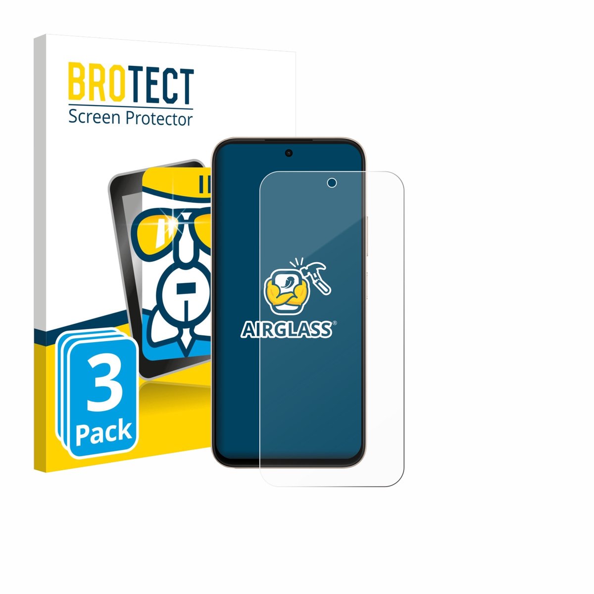 Screenprotector 3 Stuks voor Oppo A6 Beschermglas transparant