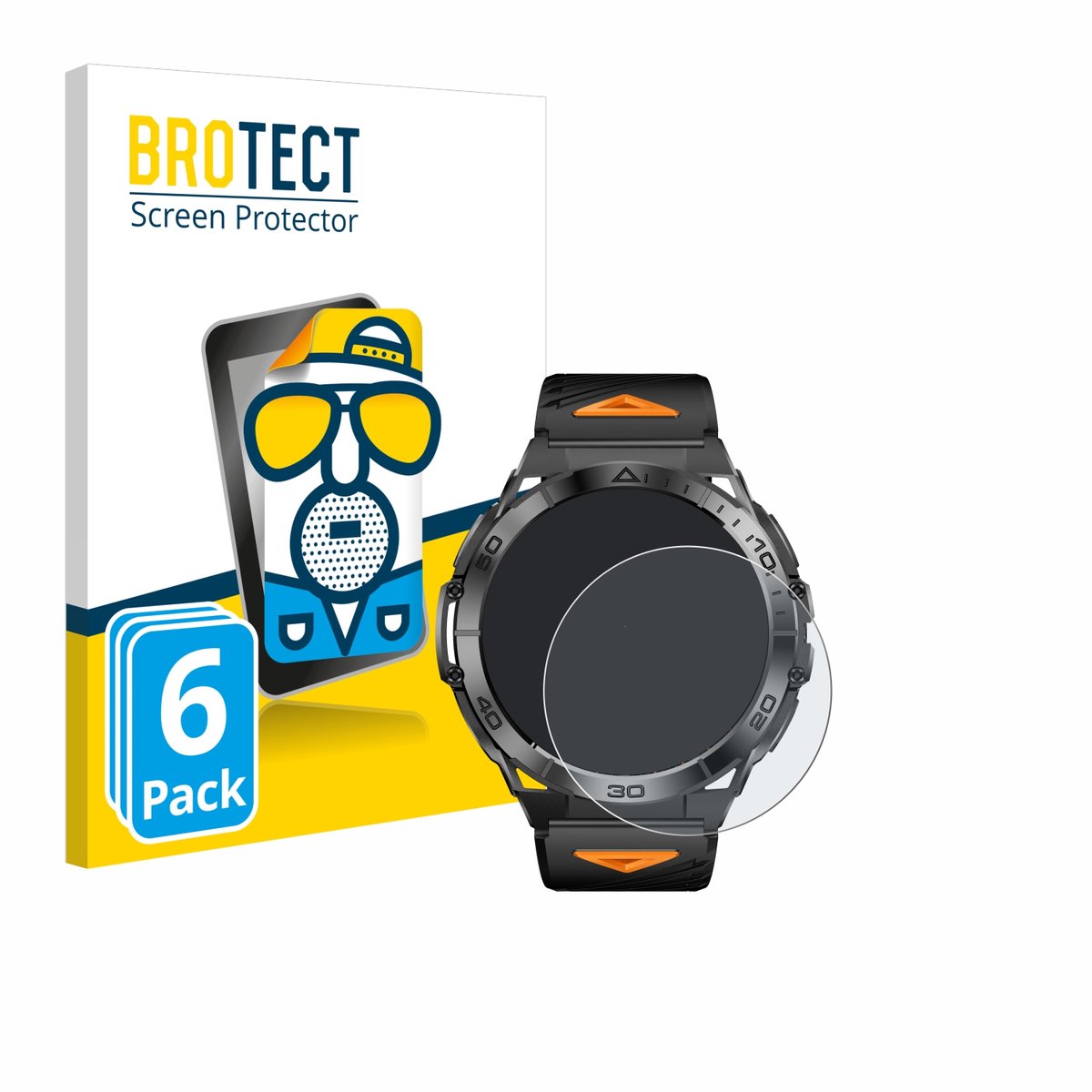BROTECT - Screenprotector voor Rogbid Titan K - Folie Beschermfolie matte 6 Stuks
